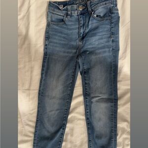 American Eagle Outfitters Women's Light Blue Skinny Jeans